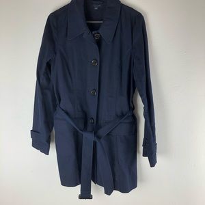 Tommy Hilfiger Navy Trench Coat